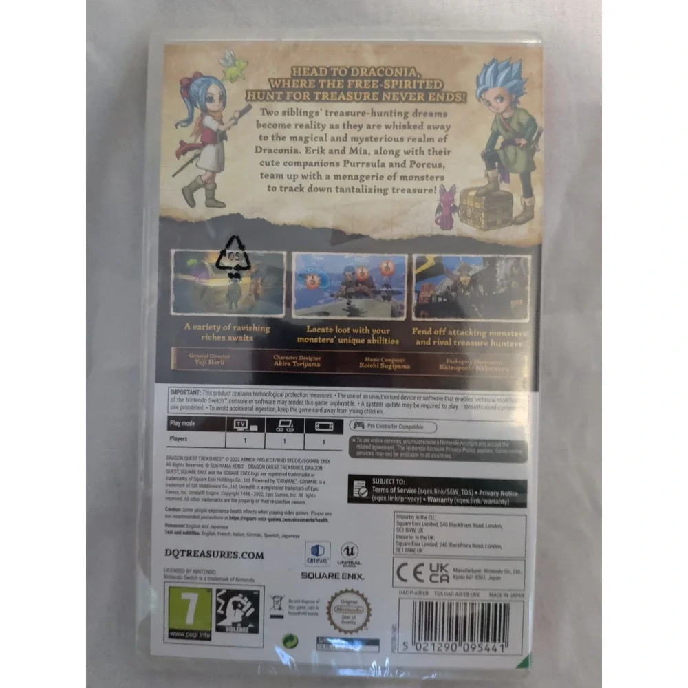 Dragon Quest Treasures - Switch - Brand New & Sealed!